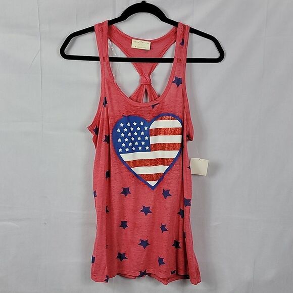 Bobbie Brooks Tops - 🖤5/$20🖤 NEW..BOBBIE BROOKS.. heart, flag, tank..